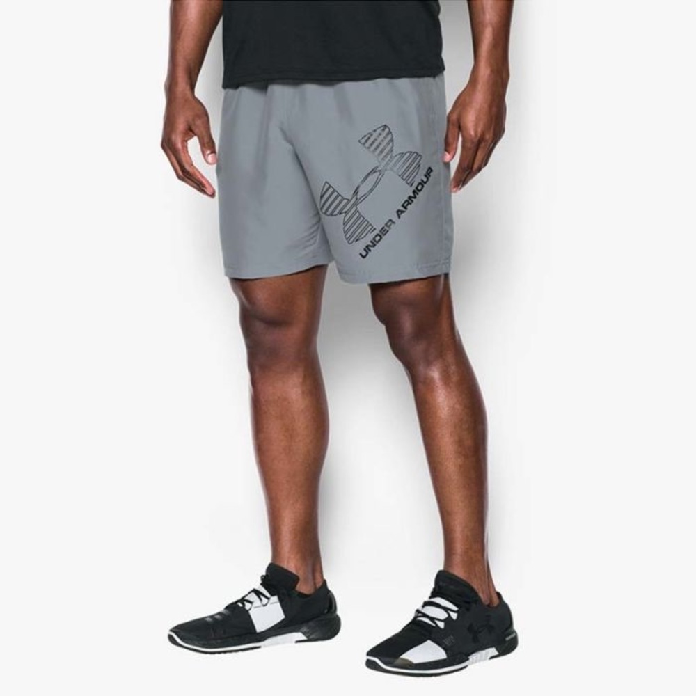 Under Armour Gray Athletic Shorts Lightweight Breathable